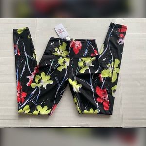 Demi Lovato Fabletics High Waisted Floral Tropical